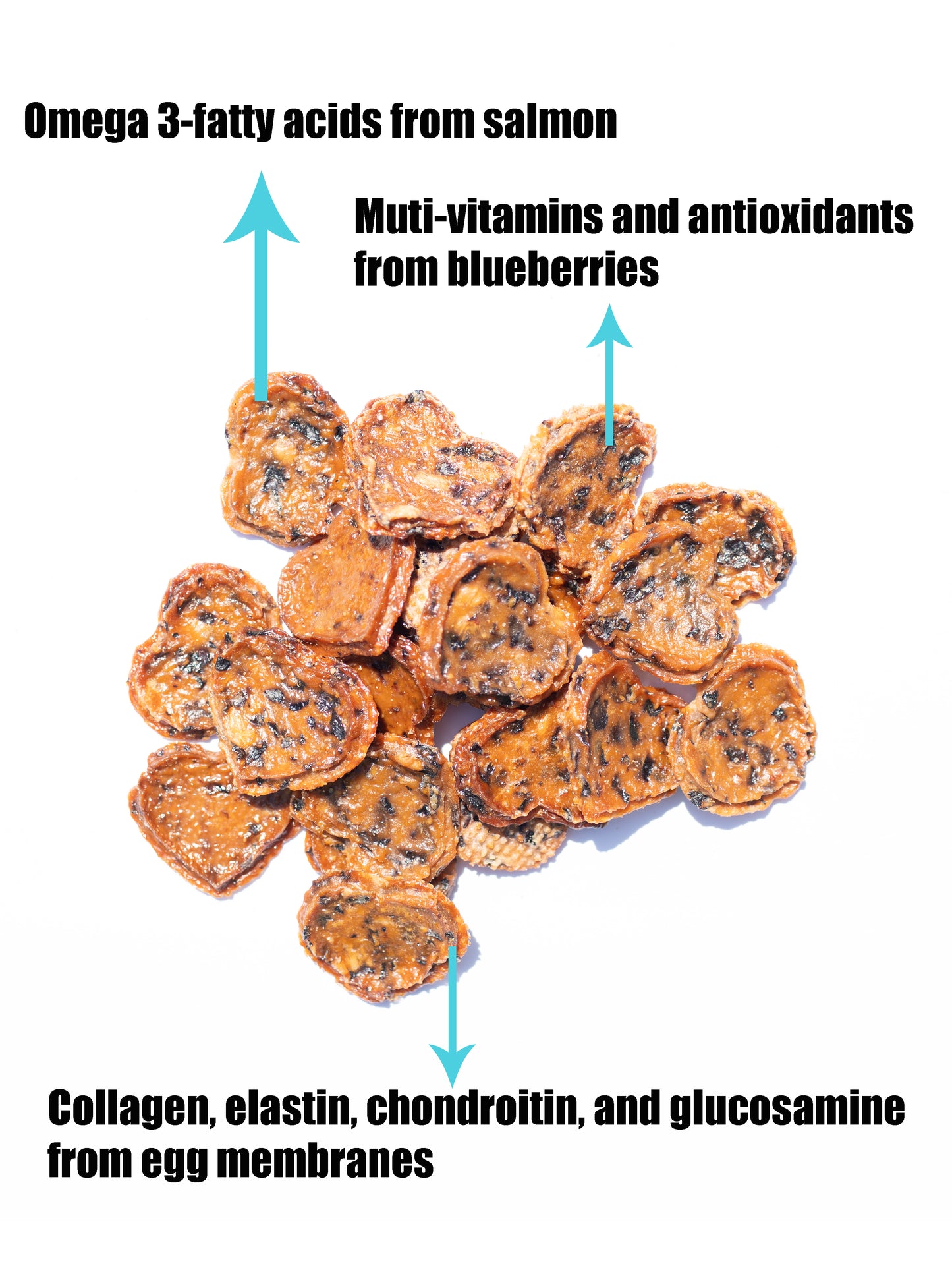 Cod & Egg Dog Treats - Boost with Chia